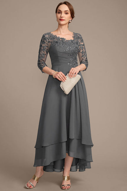 Robe De Soirée Asymétrique Grande Taille