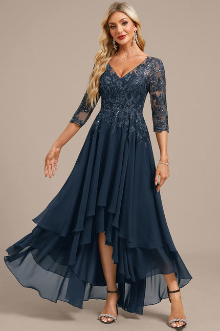 Robe Ceremonie Asymetrique