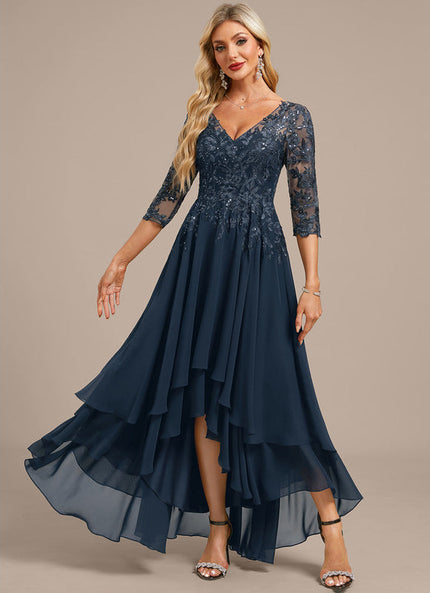 Robe Ceremonie Asymetrique