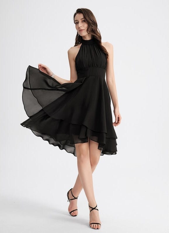 Robe Asymétrique Asymétrique Élégante - gallery 4