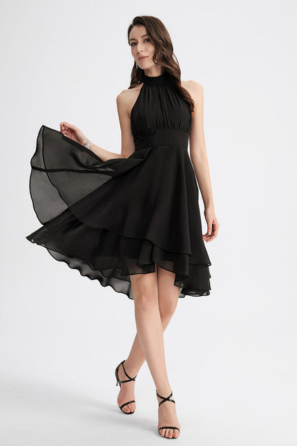 Robe Asymetrique Bleu Roi - gallery 1
