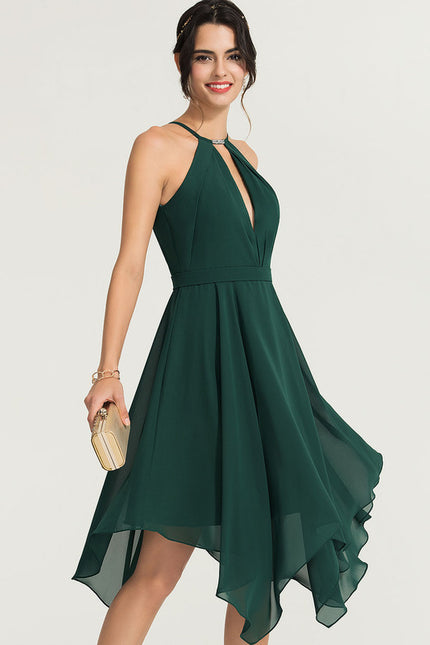 Robe Asymétrique Chic Asymétrique Perlé - gallery 2