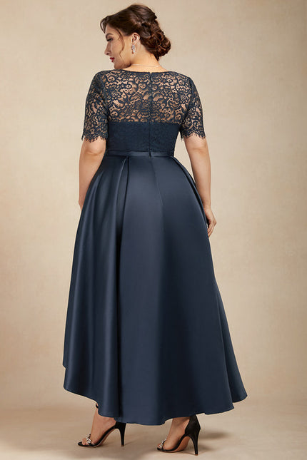 Robe Asymétrique Satin Chic - gallery 9