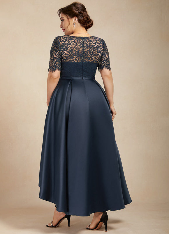 Robe Asymétrique Satin Chic - gallery 9
