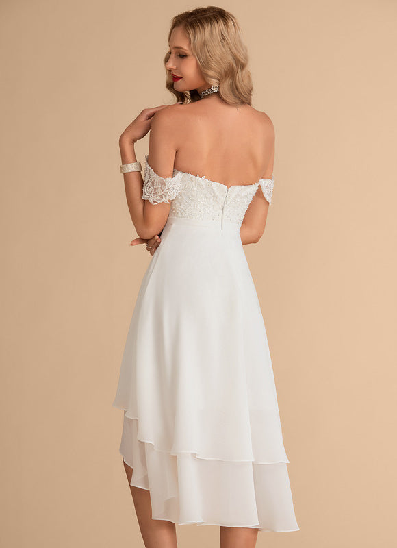 Robe Asymétrique Asymétrique Lumineuse - gallery 5