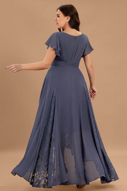 Robe Asymétrique Plumetis Volants - gallery 7