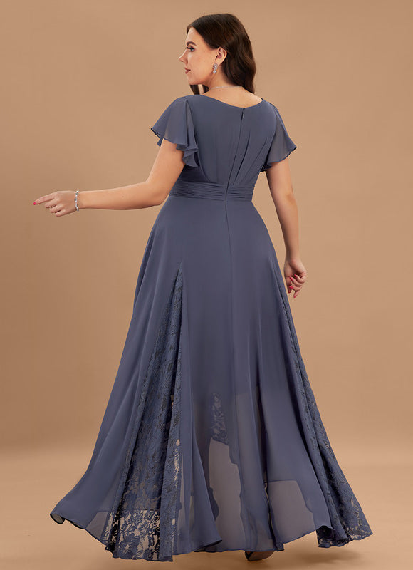 Robe Asymétrique Plumetis Volants - gallery 7