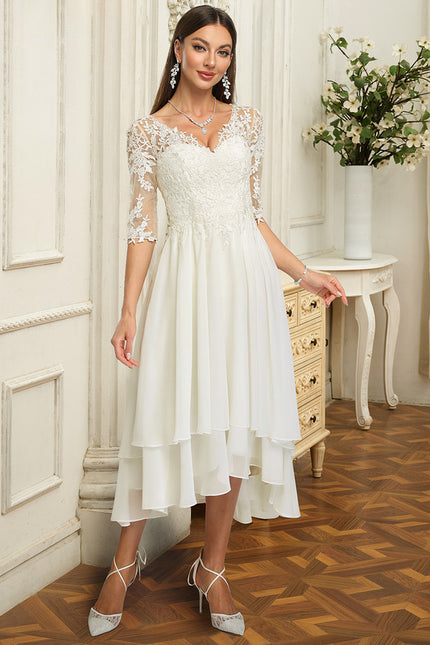 Robe Asymétrique Vaporeuse Élégante - gallery 2