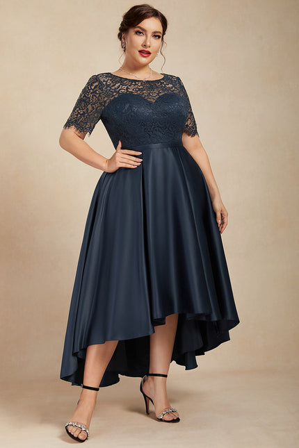 Robe Asymétrique Satin Chic - gallery 8