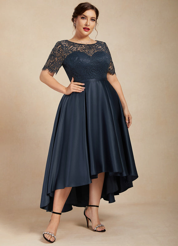 Robe Asymétrique Satin Chic - gallery 8