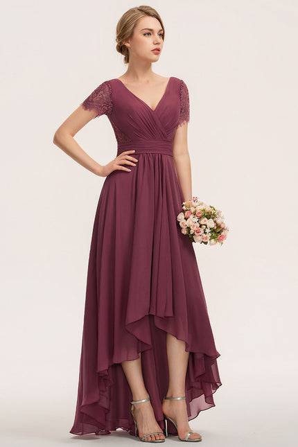 Robe Asymétrique Plumetis Volants - gallery 4