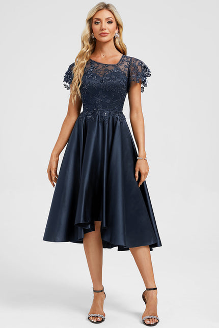 Robe Asymétrique Cocktail Élégante - gallery 3