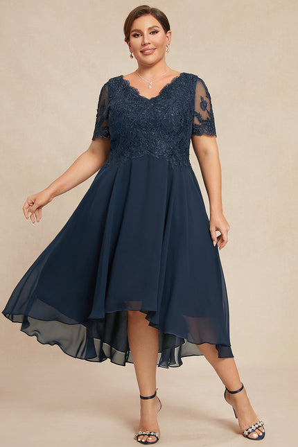 Robe Asymétrique Élégance Ondoyante - gallery 7