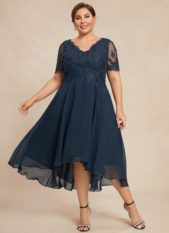 Robe Asymétrique Élégance Ondoyante - gallery 7