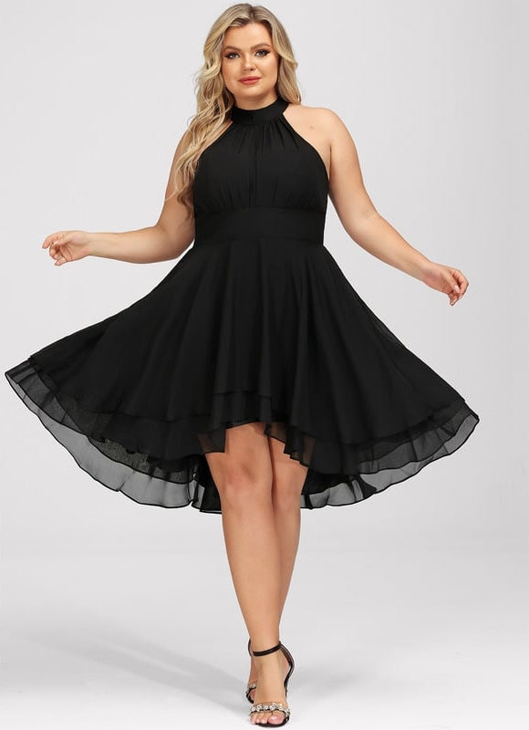 Robe Asymétrique Asymétrique Élégante - gallery 9