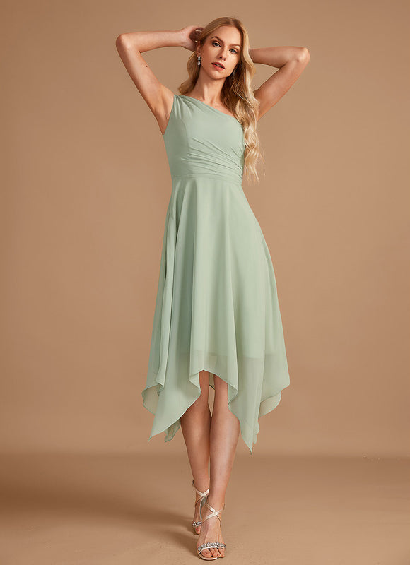 Robe Asymétrique Asymétrique Fluide - gallery 2