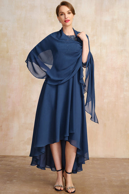 Robe Grande Taille Asymétrique - gallery 3