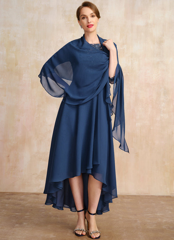 Robe Grande Taille Asymétrique - gallery 3