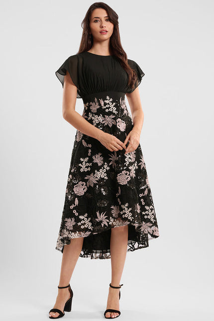 Robe Dentelle Asymétrique - gallery 2