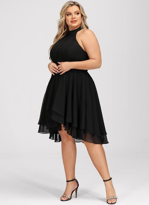 Robe Asymétrique Asymétrique Élégante - gallery 7