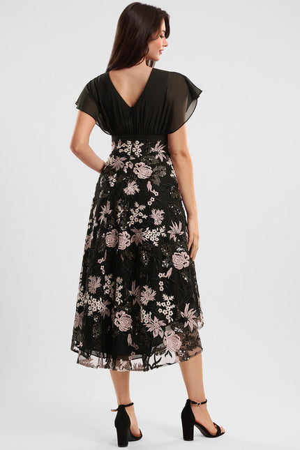 Robe Dentelle Asymétrique - gallery 3