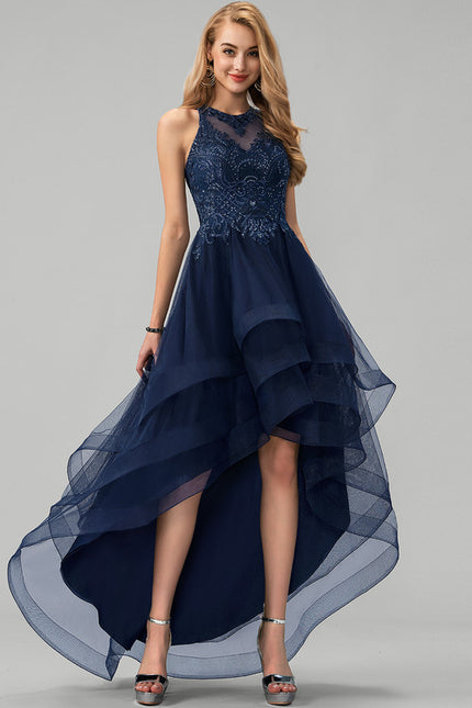 Robe Asymétrique Tulle Ondulée