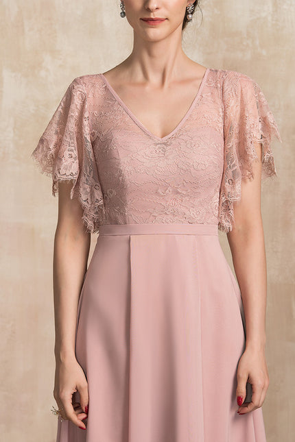 Robe Asymétrique Mousseline Fleurie - gallery 6