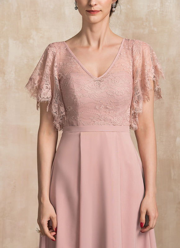 Robe Asymétrique Mousseline Fleurie - gallery 6