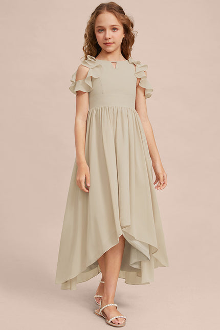 Robe Asymétrique Trapèze Fluide - gallery 4