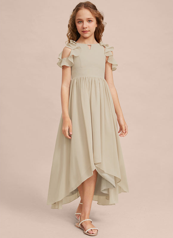 Robe Asymétrique Trapèze Fluide - gallery 4