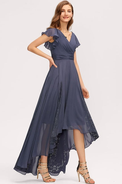 Robe Asymétrique Vaporeuse Chic - gallery 2