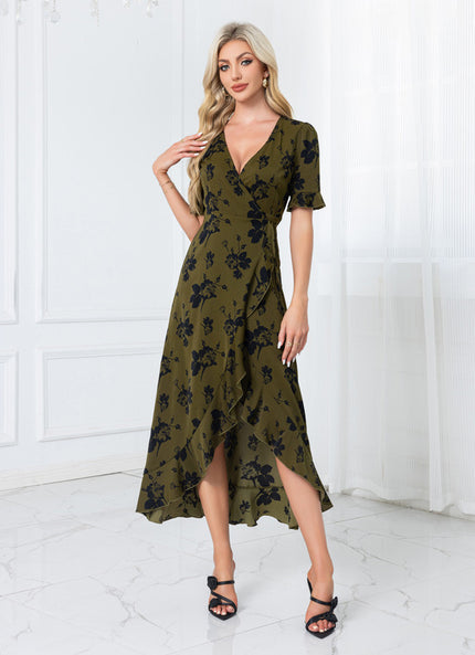 Robe Asymétrique Fleurie