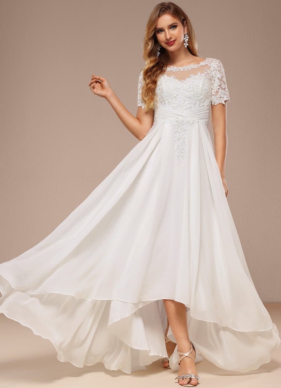 Robe Asymétrique Éclat Cristal