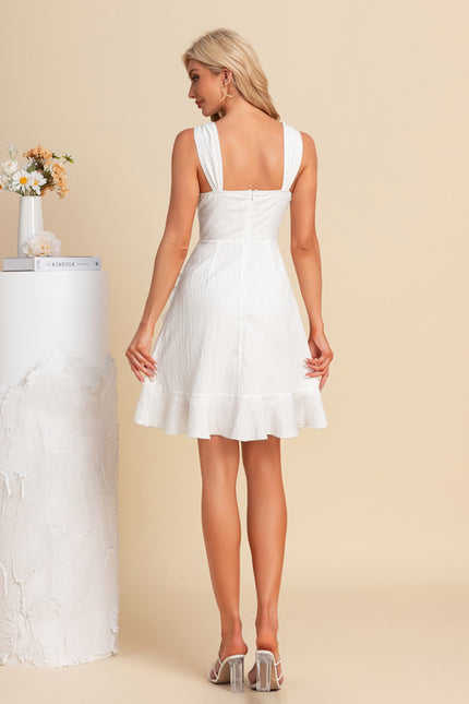 Robe Asymetrique Blanche - gallery 1