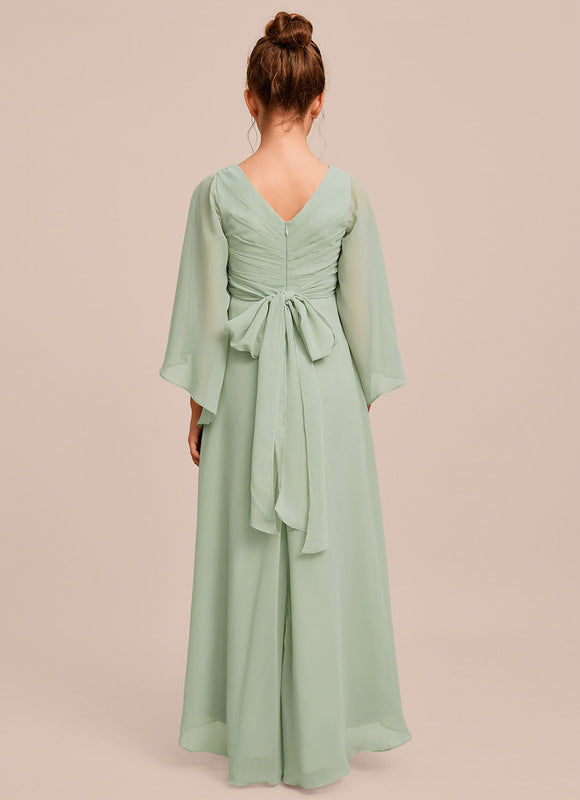 Robe Asymetrique Vert D'Eau - gallery 6