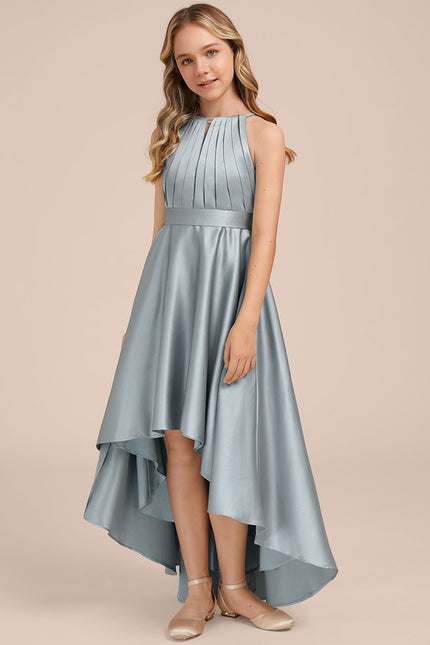 Robe Asymétrique Satin Fluide - gallery 4