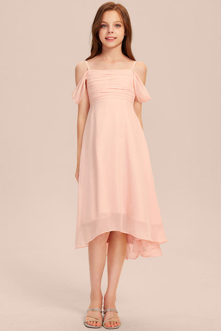 Robe Asymétrique Asymétrique Vert Pâle - gallery 5