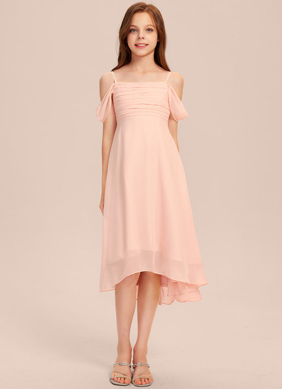 Robe Asymétrique Asymétrique Vert Pâle - gallery 5