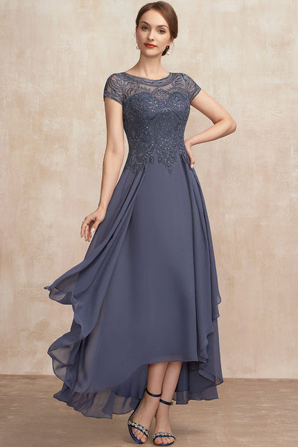 Robe Grande Taille Asymétrique - gallery 4