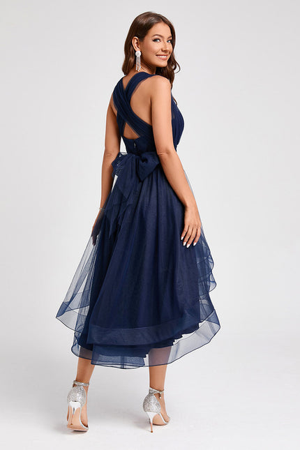 Robe Asymétrique Tulle Chic - gallery 2