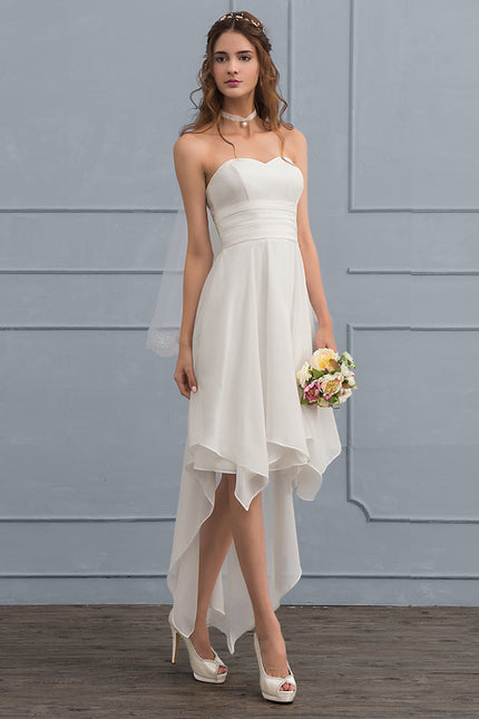 Robe Asymétrique Mousseline Moderne - gallery 3