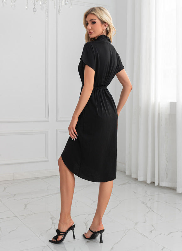 Robe Asymetrique Noire - gallery 1