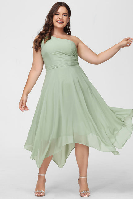 Robe Asymétrique Asymétrique Fluide - gallery 6