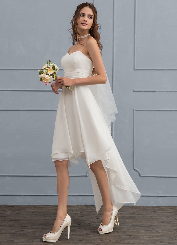 Robe Asymétrique Mousseline Moderne
