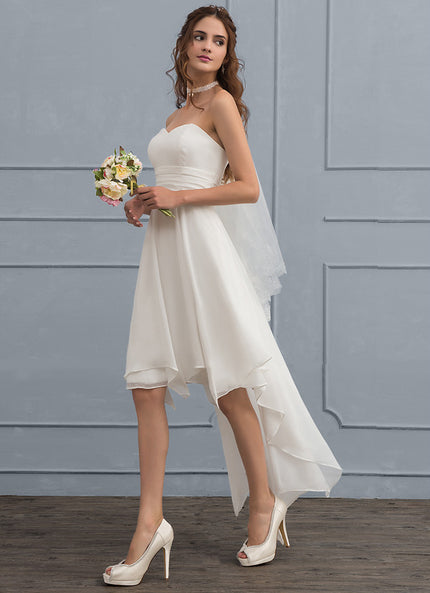 Robe Asymétrique Mousseline Moderne
