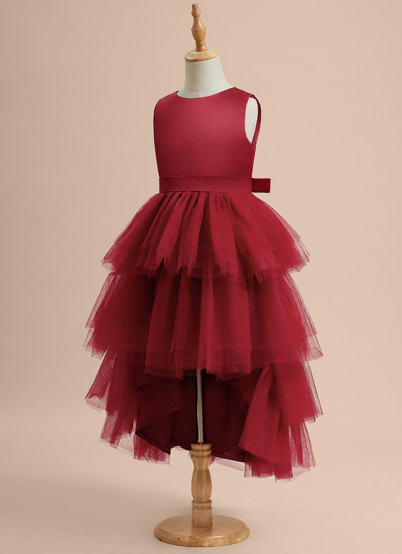 Robe Asymétrique Tulle Volante - gallery 3