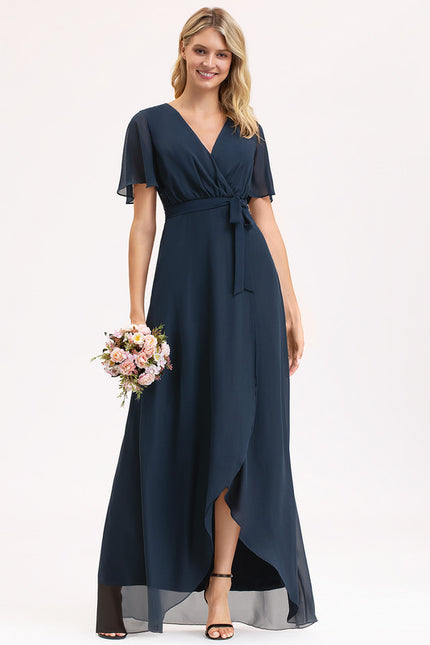Robe Asymétrique Mousseline Vaporeuse