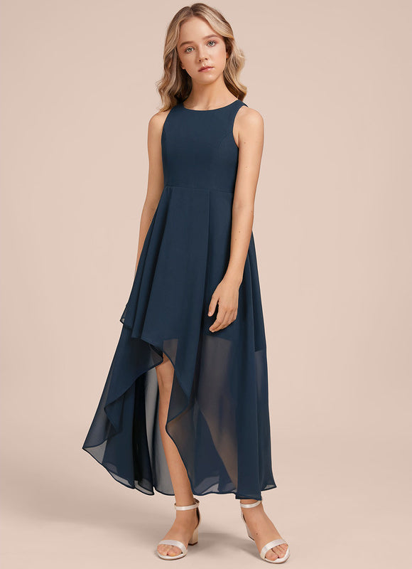 Robe Asymétrique Trapèze Fluide - gallery 2