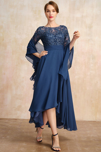 Robe Grande Taille Asymétrique - gallery 5