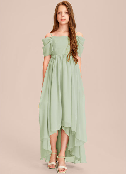Robe Asymétrique Asymétrique Vert Pâle